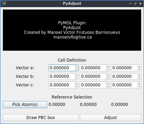 PyAdjust - GUI